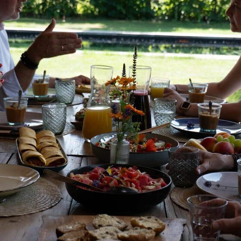 Heerlijke catering met verse ingrediënten